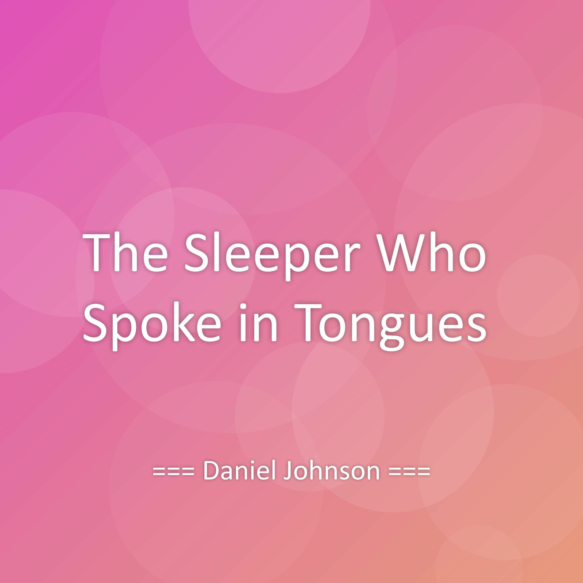 Album cover of The Sleeper Who Spoke in Tongues