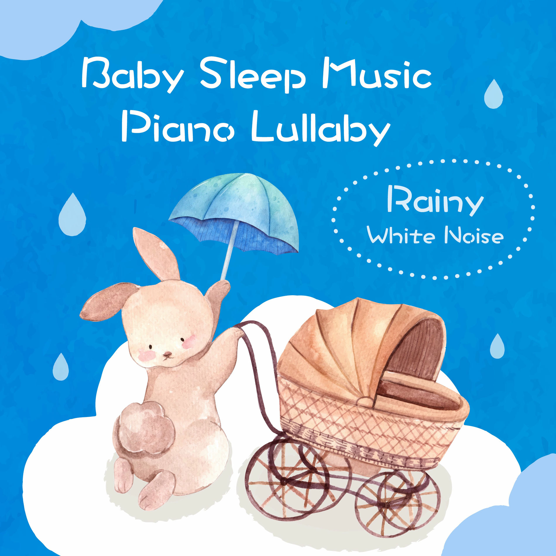 Album cover of Baby Sleep Music Piano Lullaby Rainy White Noise