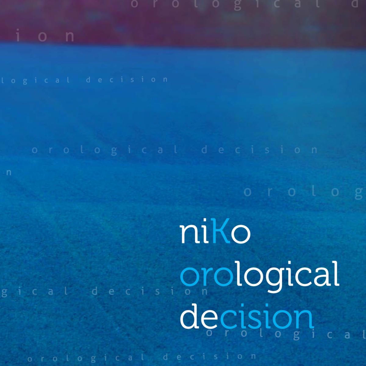 Album cover of Orological Decision
