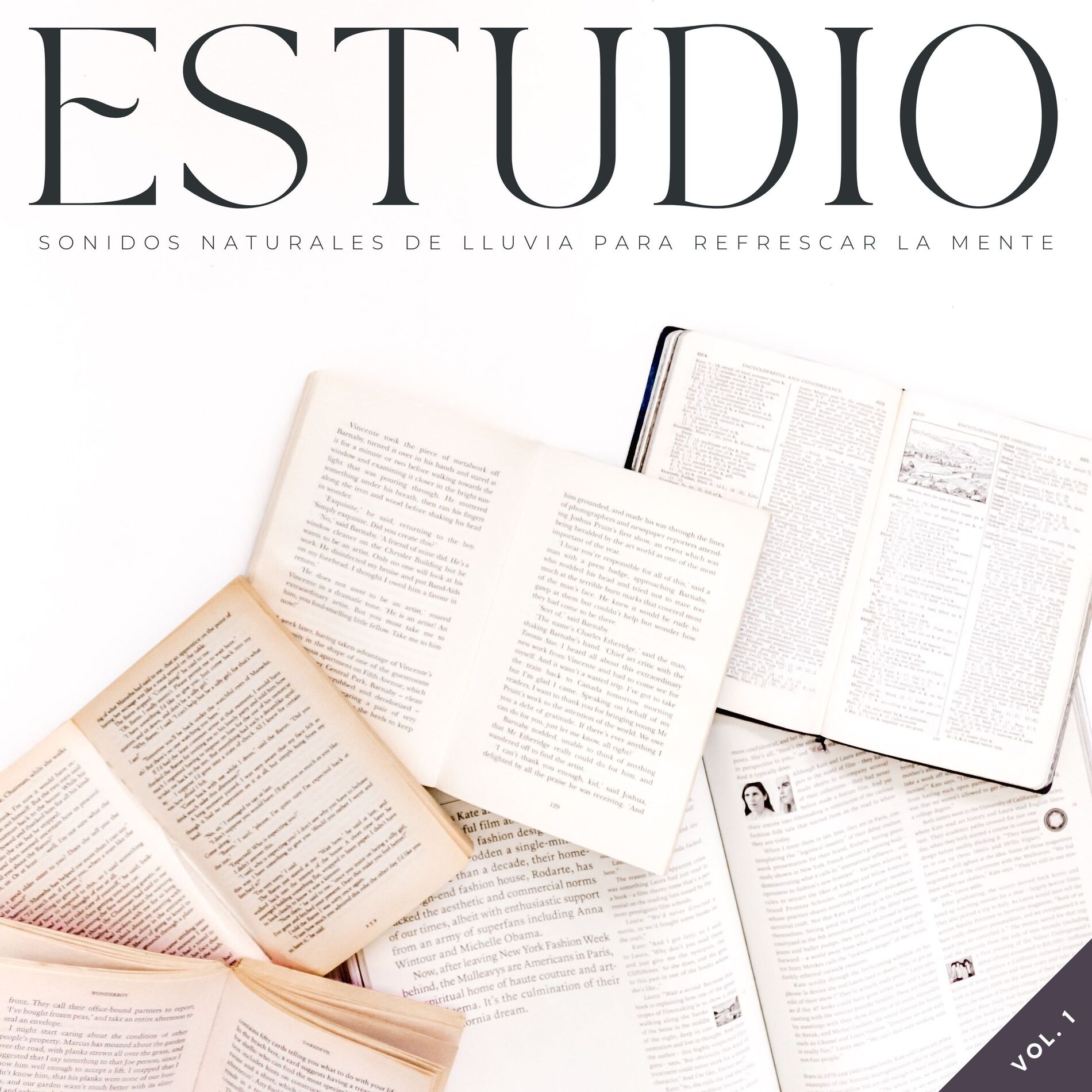 Album cover of Estudio: Sonidos Naturales De Lluvia Para Refrescar La Mente Vol. 1