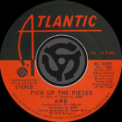 Cover of Pick Up The Pieces / Work To Do [Digital 45]