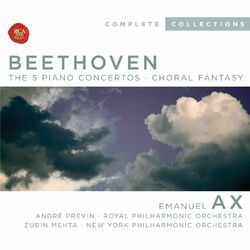 Cover of Beethoven, Piano Concertos 1-5; Choral Fantasia