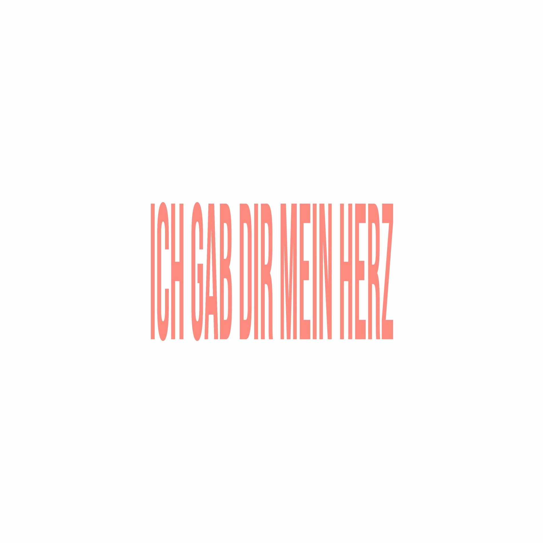Album cover of Ich gab dir mein Herz