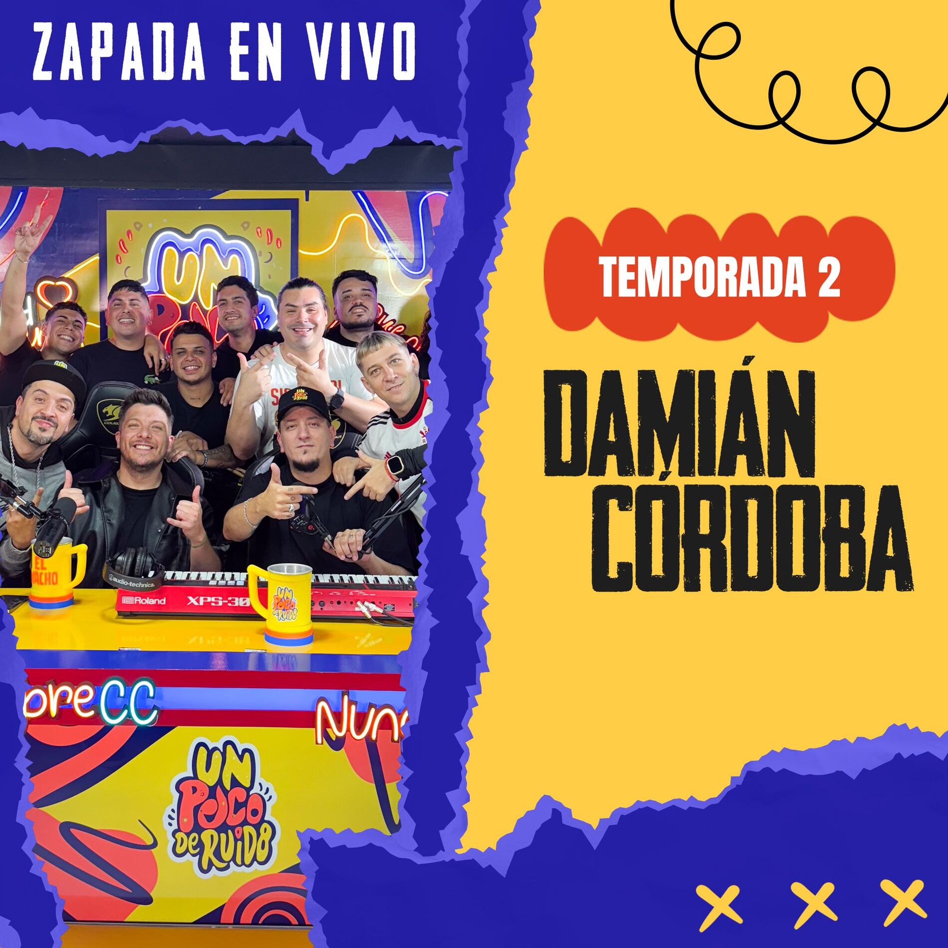 Album cover of DAMIÁN CÓRDOBA / Zapada EN VIVO en UN POCO DE RUIDO!