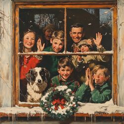 Cover of Quilted Quintets: A Homespun Holiday