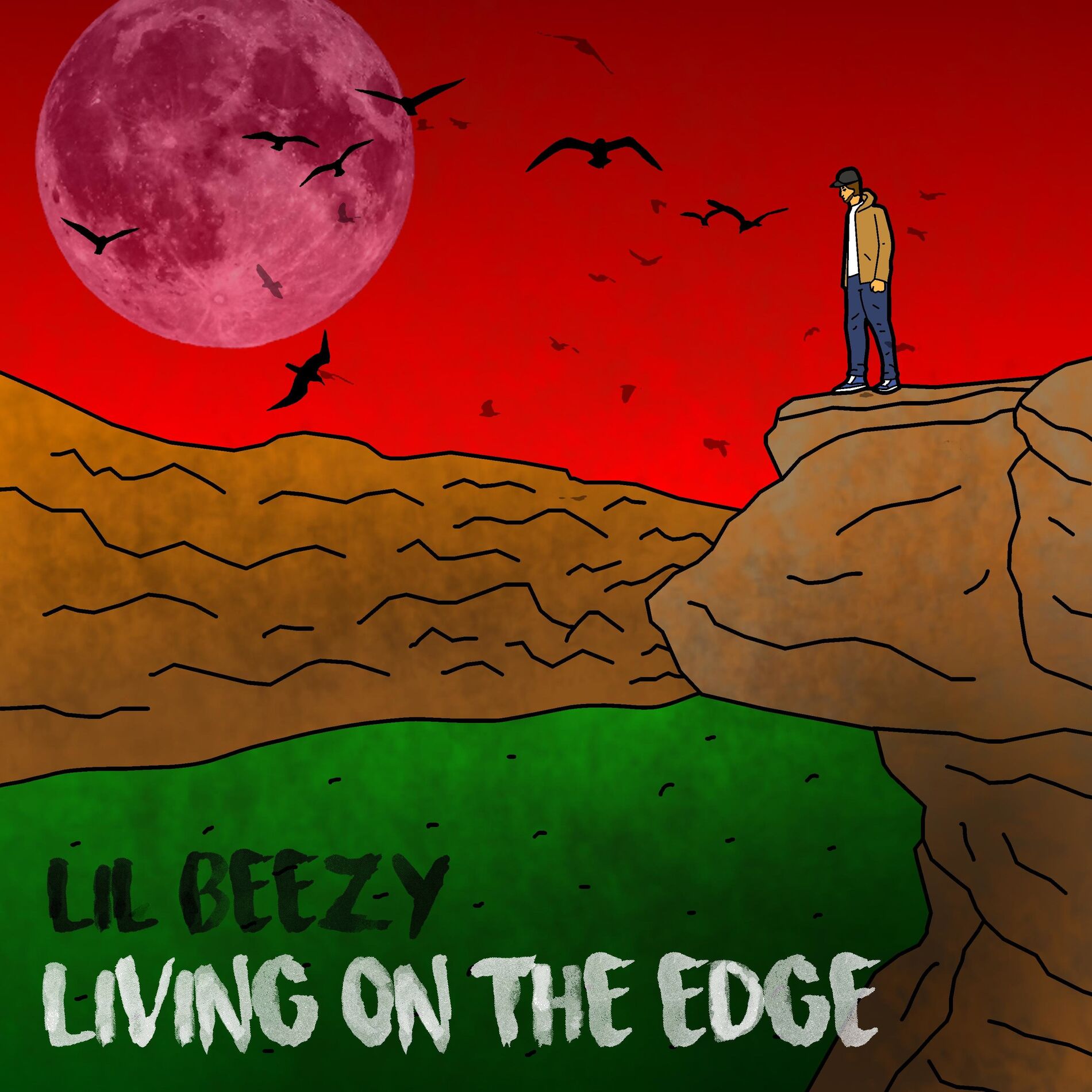 Album cover of Living on the Edge