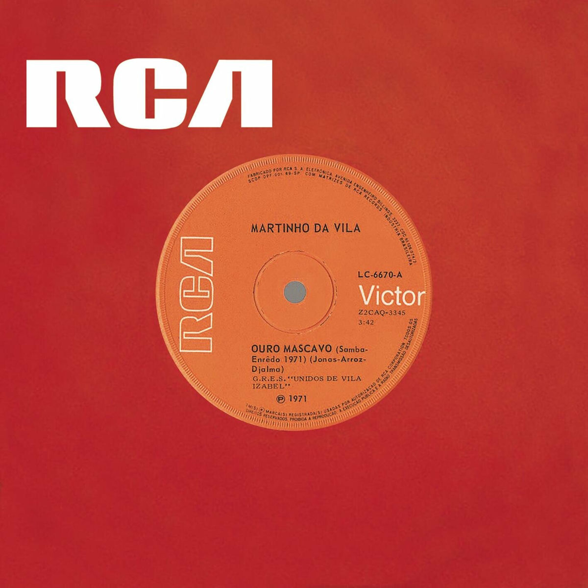 Album cover of Ouro Mascavo (Unidos de Vila Isabel - Samba-Enredo 1971)