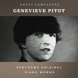 Cover of Genevieve Pitot Performs Original Piano Works
