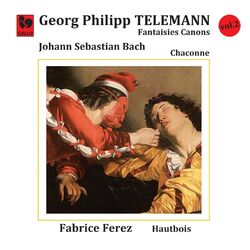 Cover of Telemann: Fantasia & Canon for Oboe Solo, Vol. 2