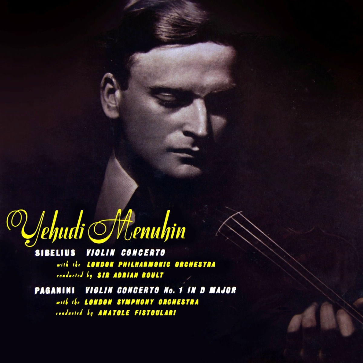 Album cover of Sibelius: Violin Concerto / Paganini: Violin Concerto