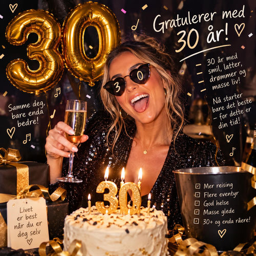 30år - bursdag!