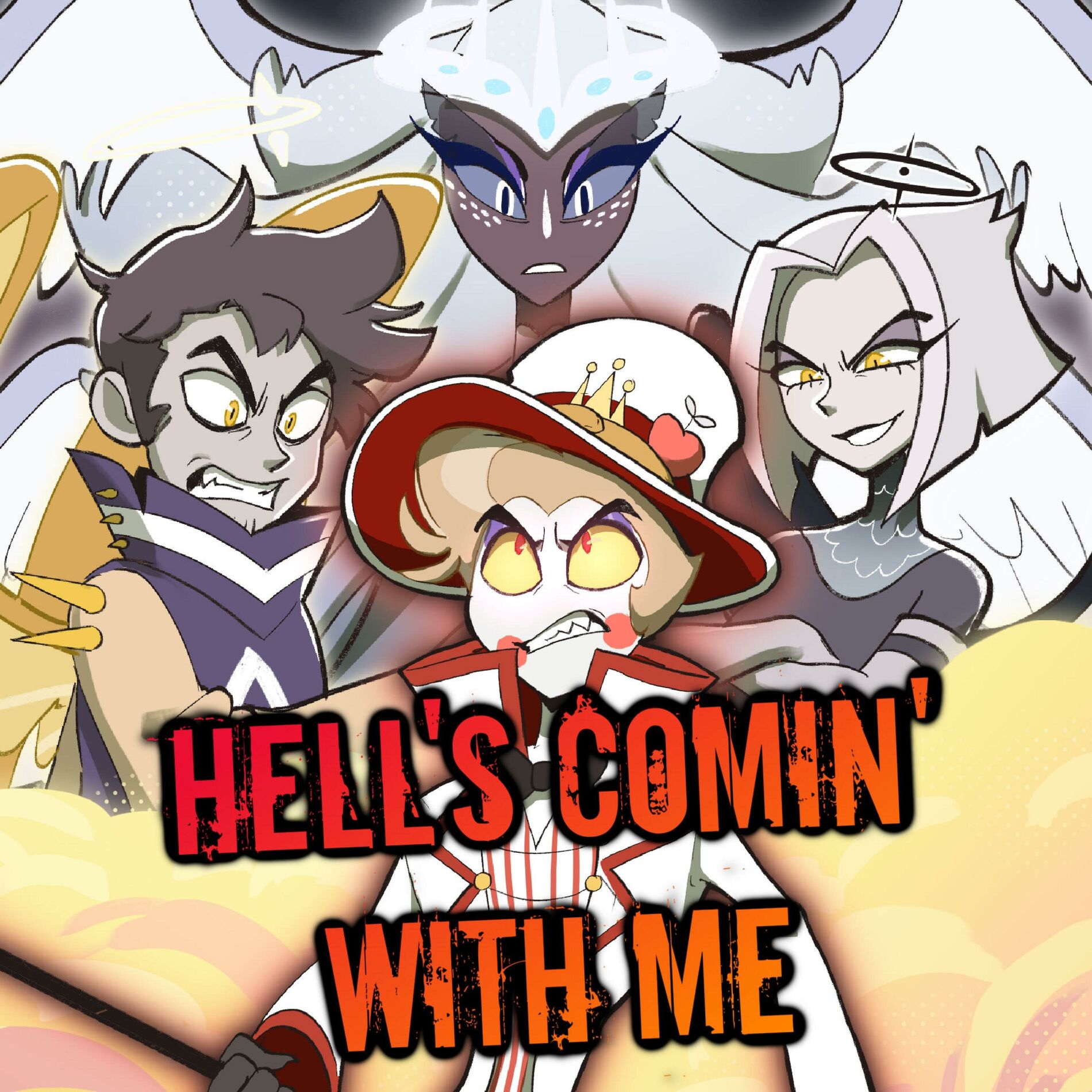 Album cover of Hell's Comin' With Me (feat. Jonathan Young, MilkyyMelodies & Vida Vice)