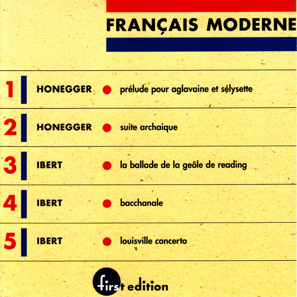 Picture of Français modern vol. 1:Honegger and Ibert