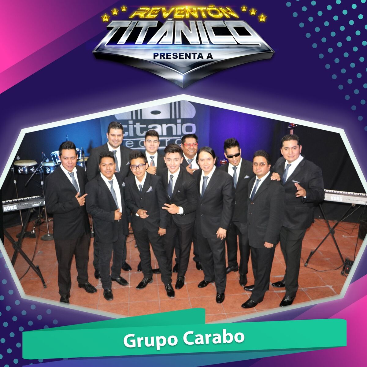 Album cover of Reventón Titánico Presenta a Grupo Carabo