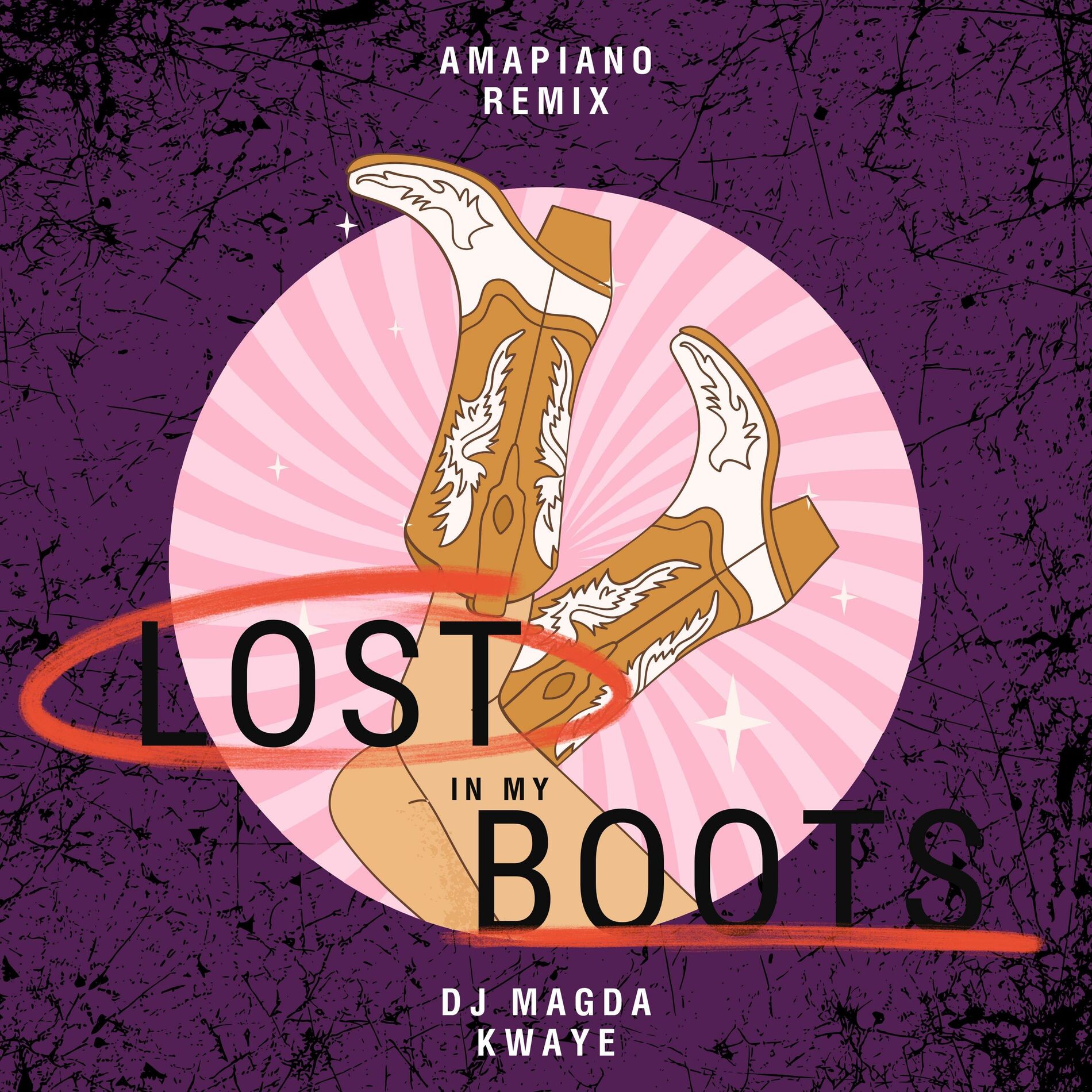 Album cover of Lost In My Boots (Amapiano) (feat. KWAYE)