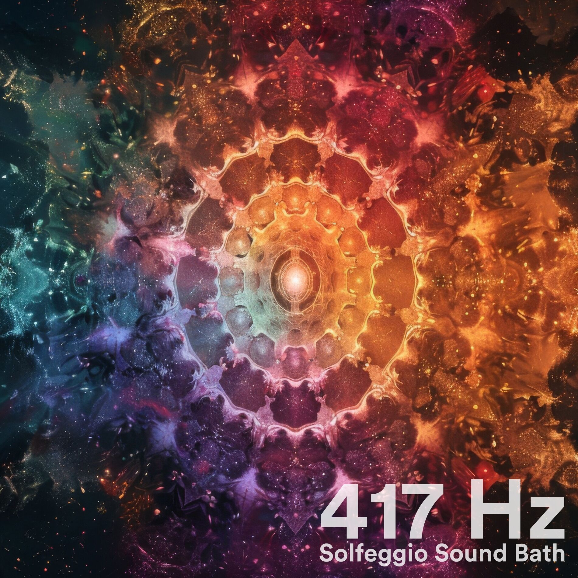 Album cover of 417 Hz Solfeggio Sound Bath