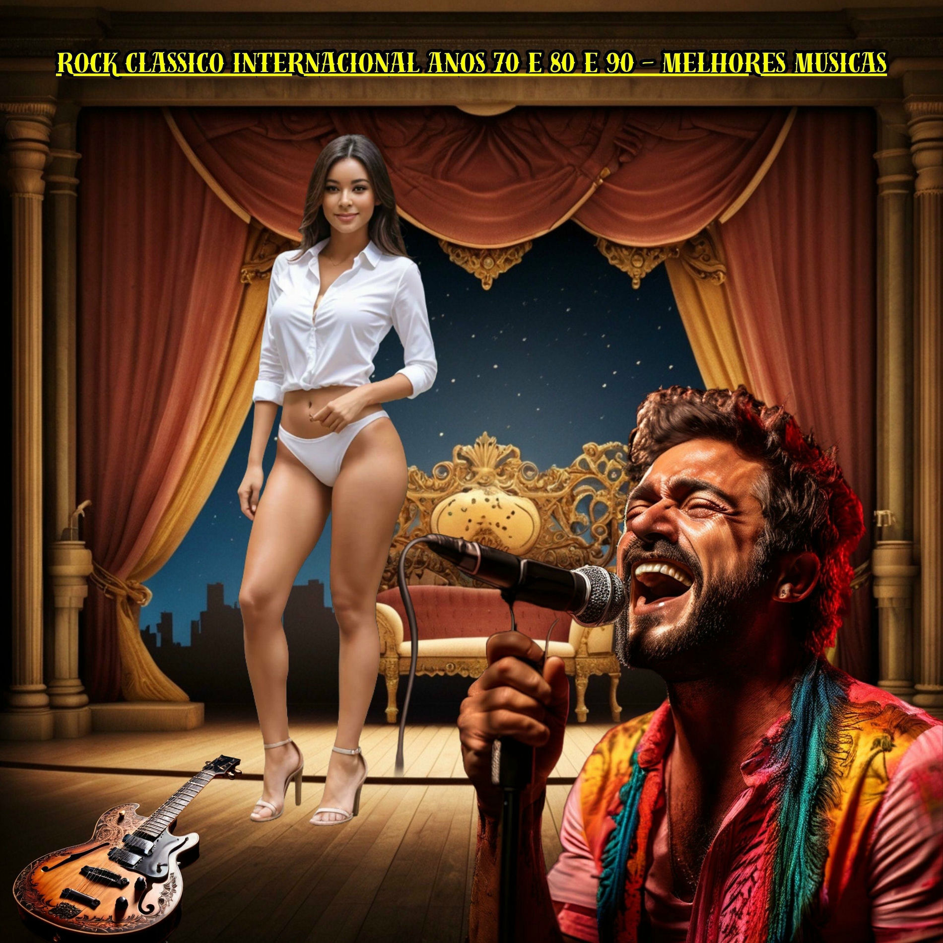 Album cover of Rock Classico Internacional Anos 70 e 80 e 90 (Melhores Musicas)