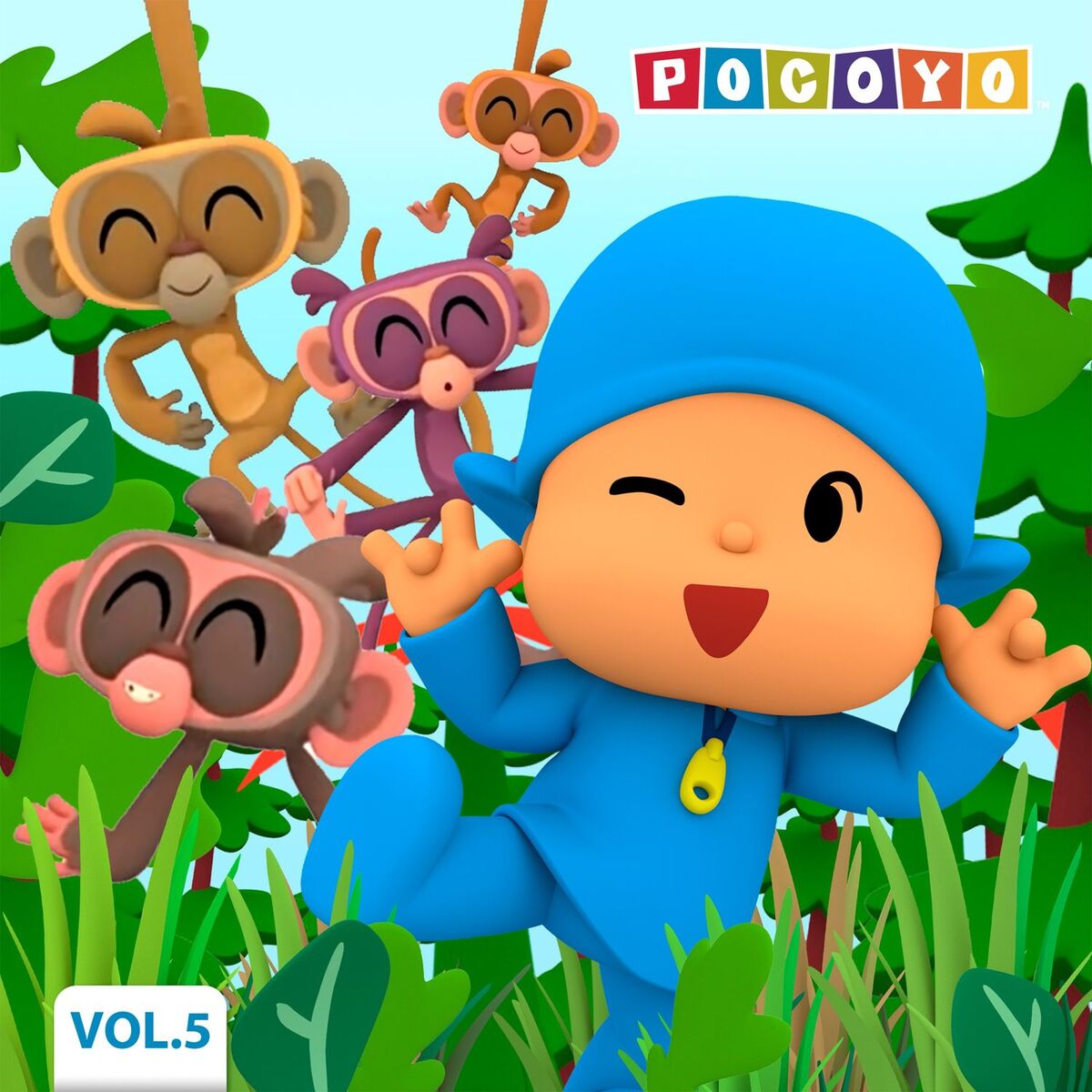 Album cover of Cinco Monitos y Otras Canciones Infantiles (Vol. 5)