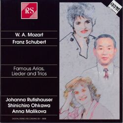 Cover of Wolfgang Amadeus Mozart and Franz Schubert: Famous Arias / Lieder and Trio's
