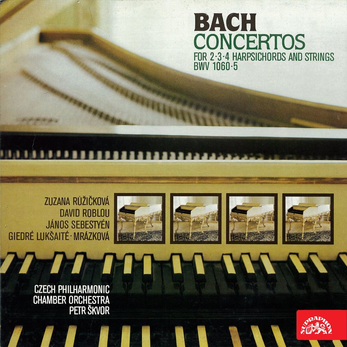 Album cover of Bach: Concertos for 2 - 3 - 4 Harpsichords and Strings, BWV 1060-5