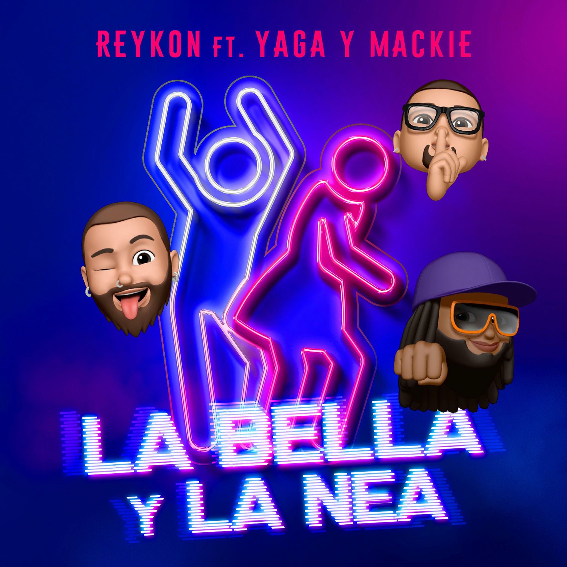 Album cover of LA BELLA Y LA NEA (feat. Yaga & Mackie)