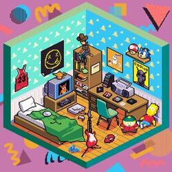 Cover of Nostalgic Lofi: '90s Bedroom Beats