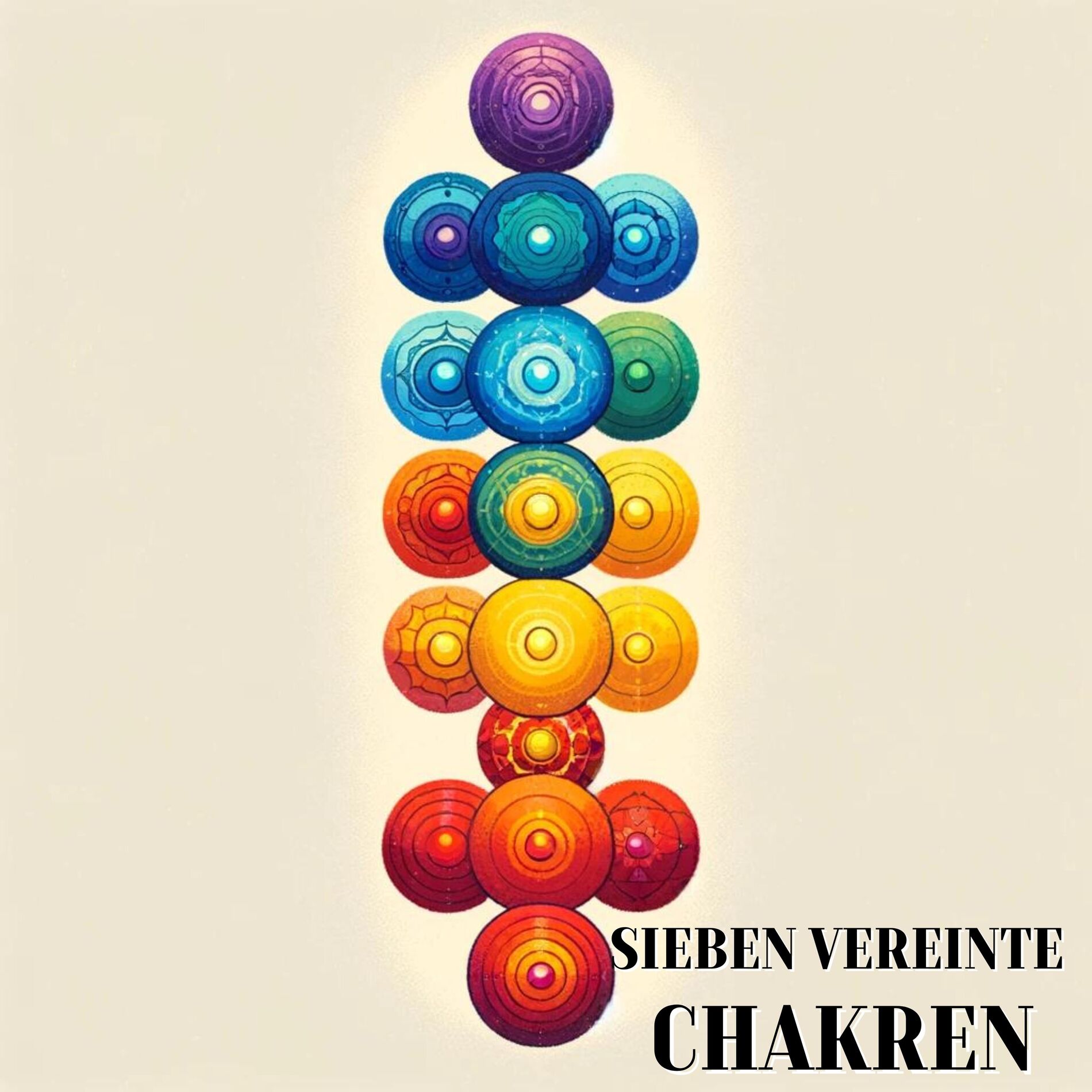 Album cover of Sieben Vereinte Chakren: Beleben Sie Ihr Energiefeld und steigern Sie die Positivität