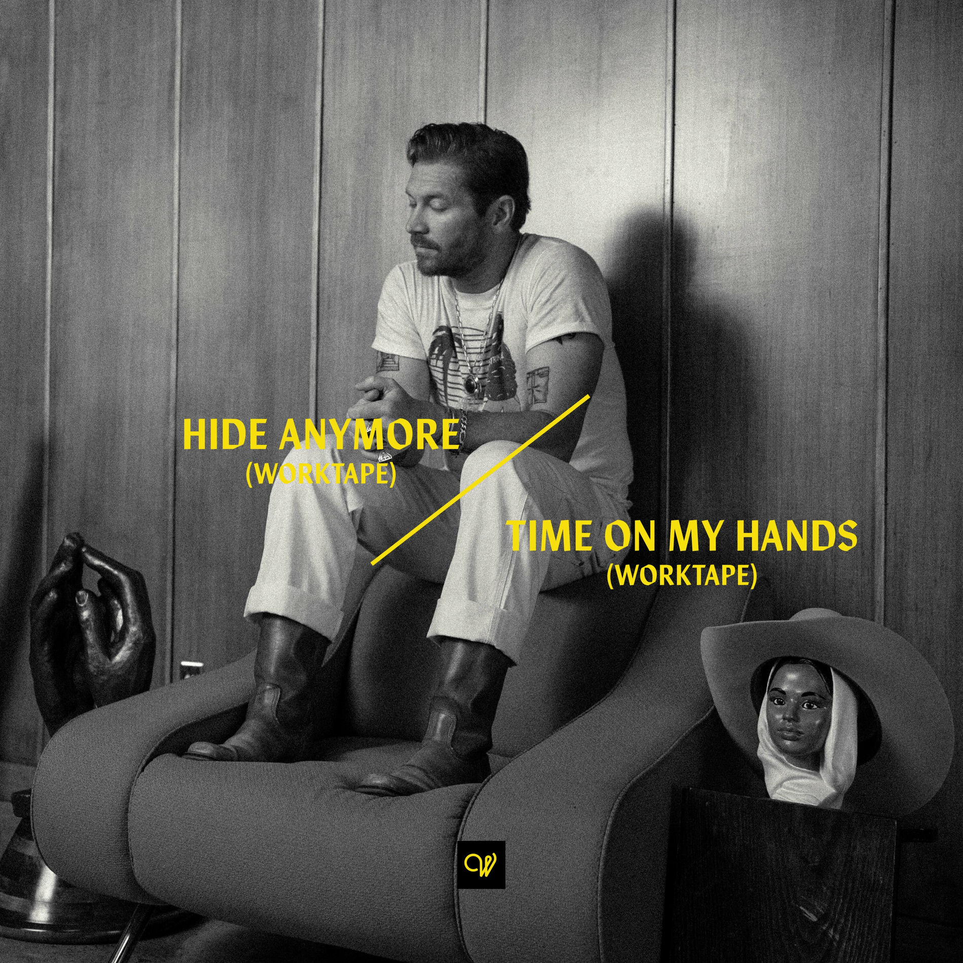 Album cover of hide anymore / time on my hands (work tapes)