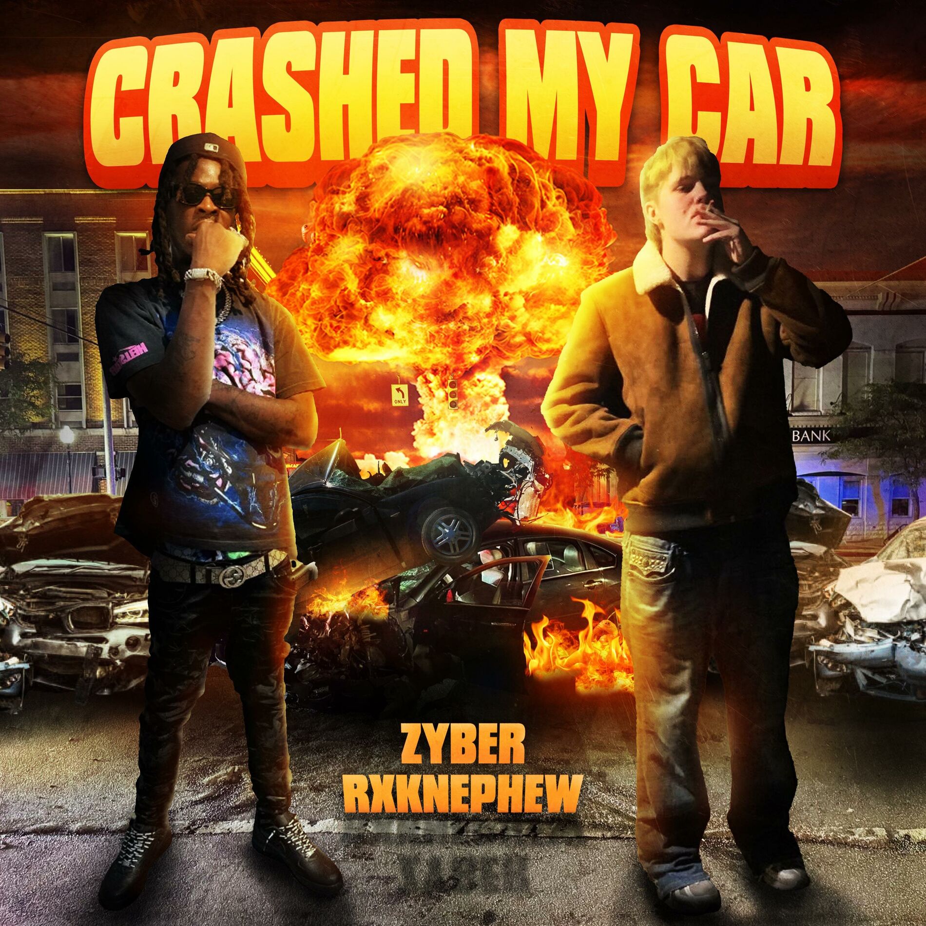 Album cover of CRASHED MY CAR (feat. RXKNephew)