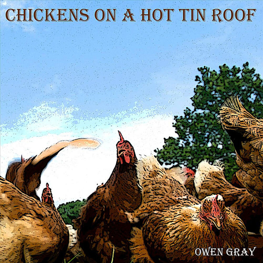 Picture of Chickens On a Hot Tin Roof