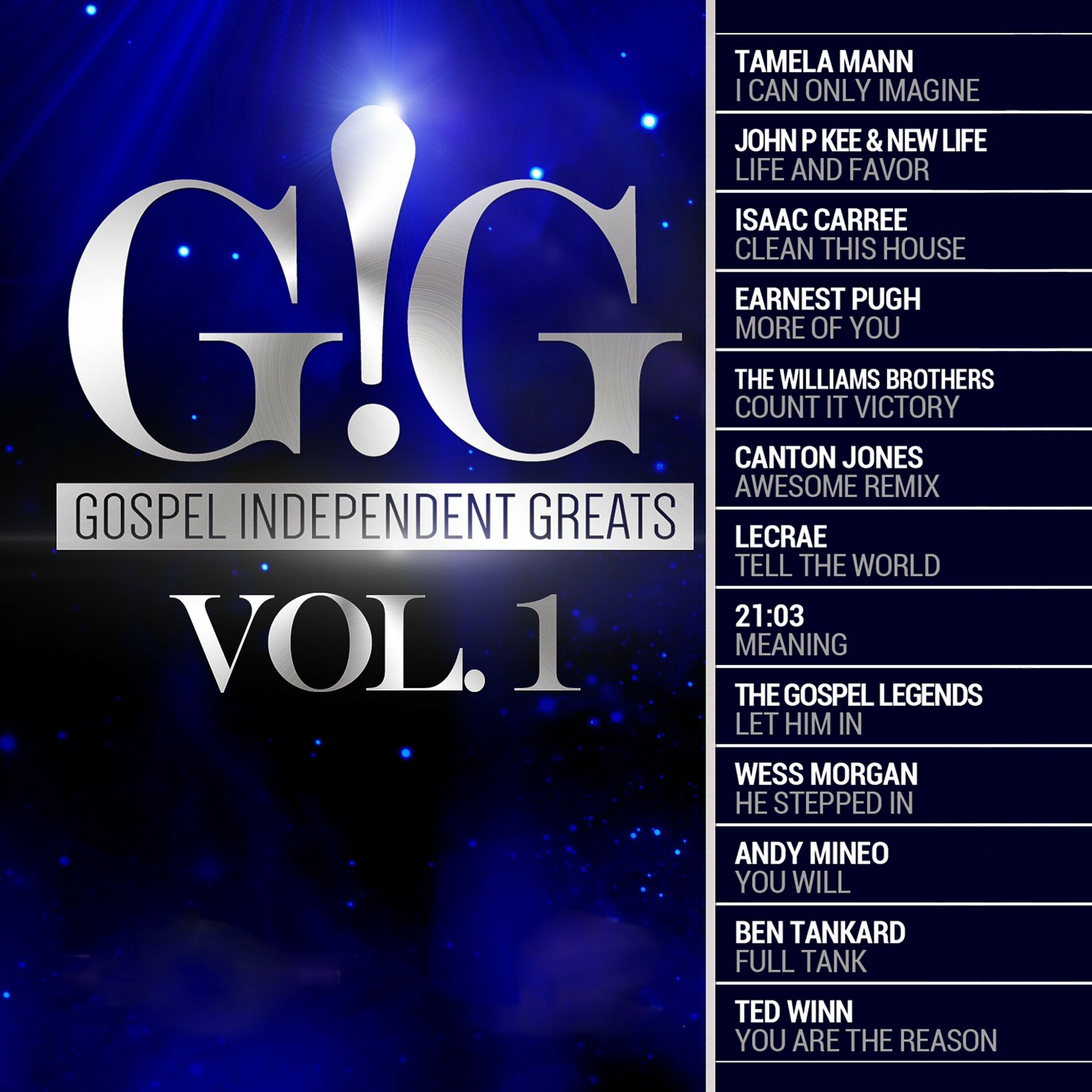 Album cover of Gospel Independent Greats (GIG) Vol .1