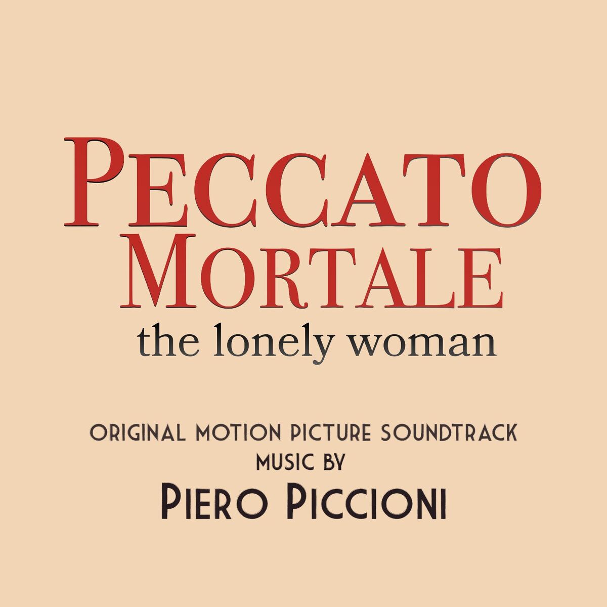 Album cover of Peccato Mortale (Colonna sonora originale)
