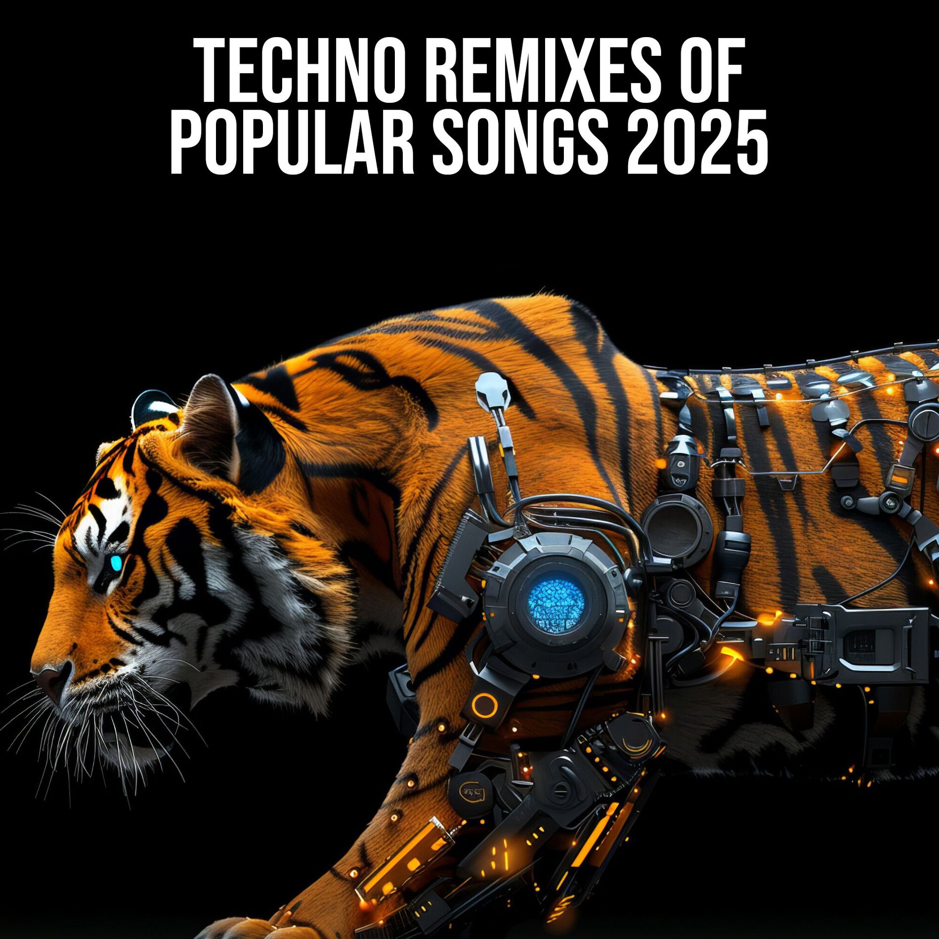 Album cover of Techno Remixes of Popular Songs 2025