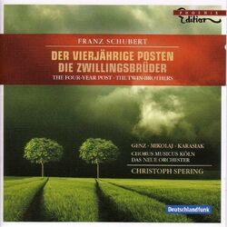 Cover of Schubert, F.: Vierjahrige Posten (Der) / Zwillingsbruder (Die) [Opera]