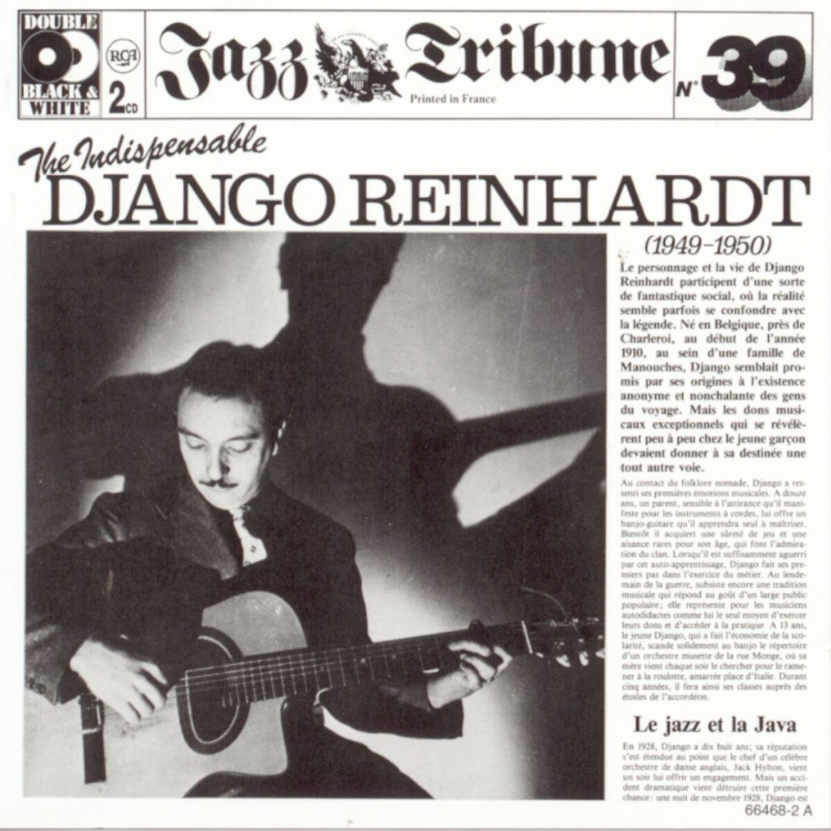 Album cover of The Indispensible Django Reinhardt (1949-1950)