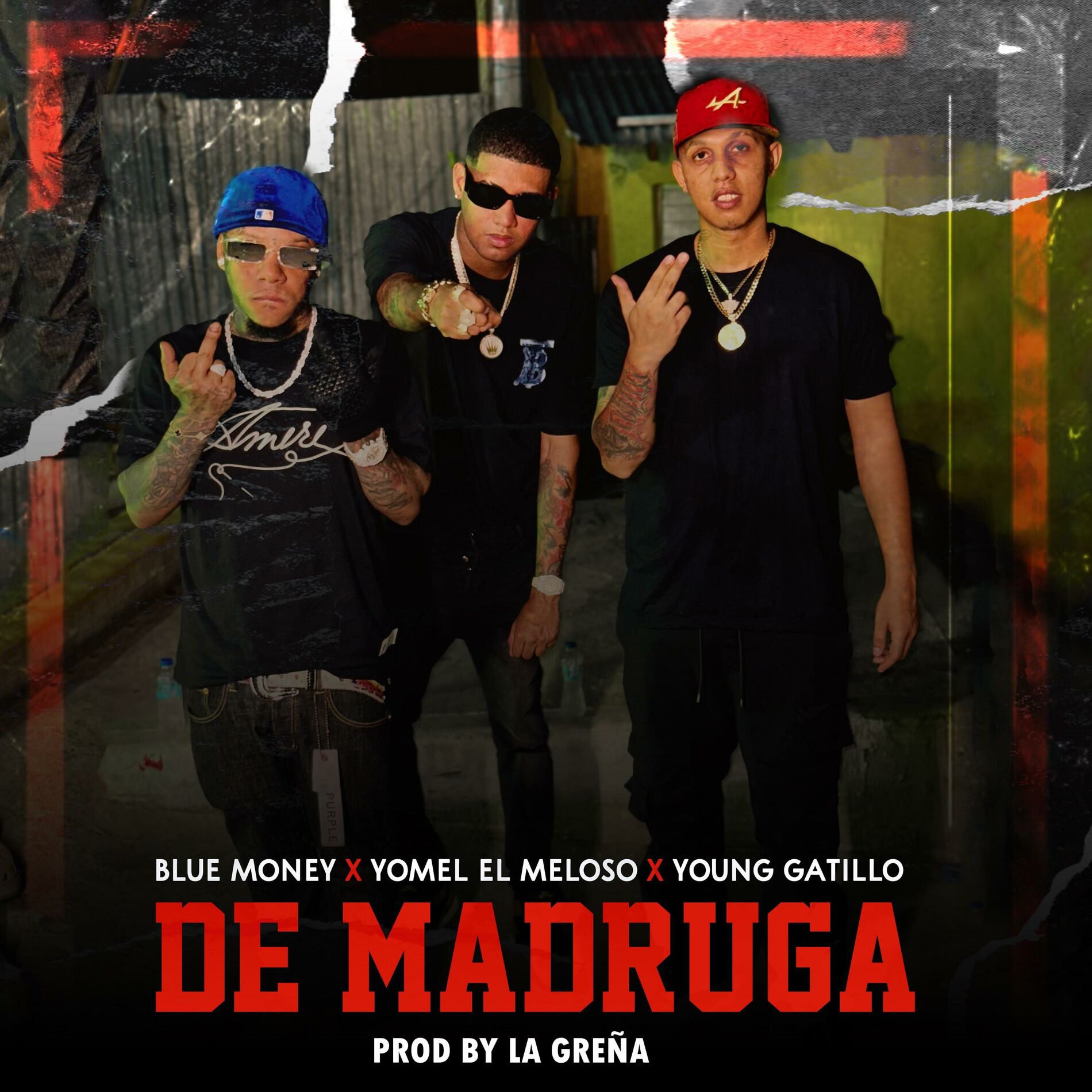 Album cover of DE MADRUGA (feat. La Greña, Yomel El Meloso & Young Gatillo)