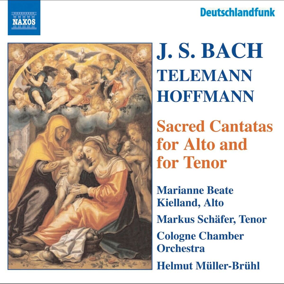 Album cover of Bach, J.S. / Hoffmann / Telemann: Alto and Tenor Cantatas, Bwv 35, 55, 160, 189