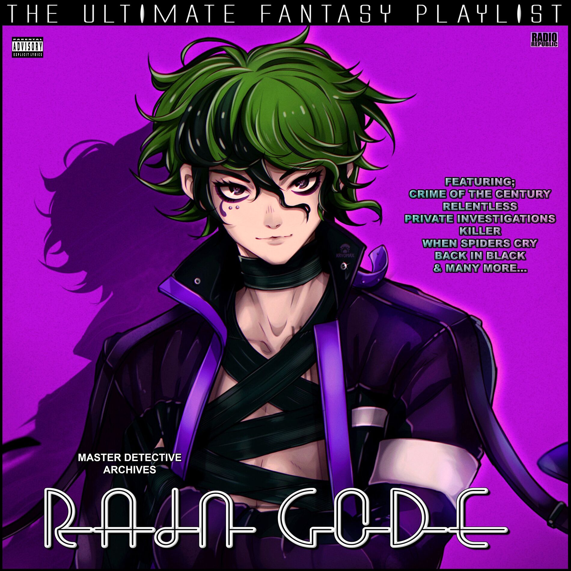 Album cover of Rain Code Master Detective Archives The Ultimate Fantasy Playlist