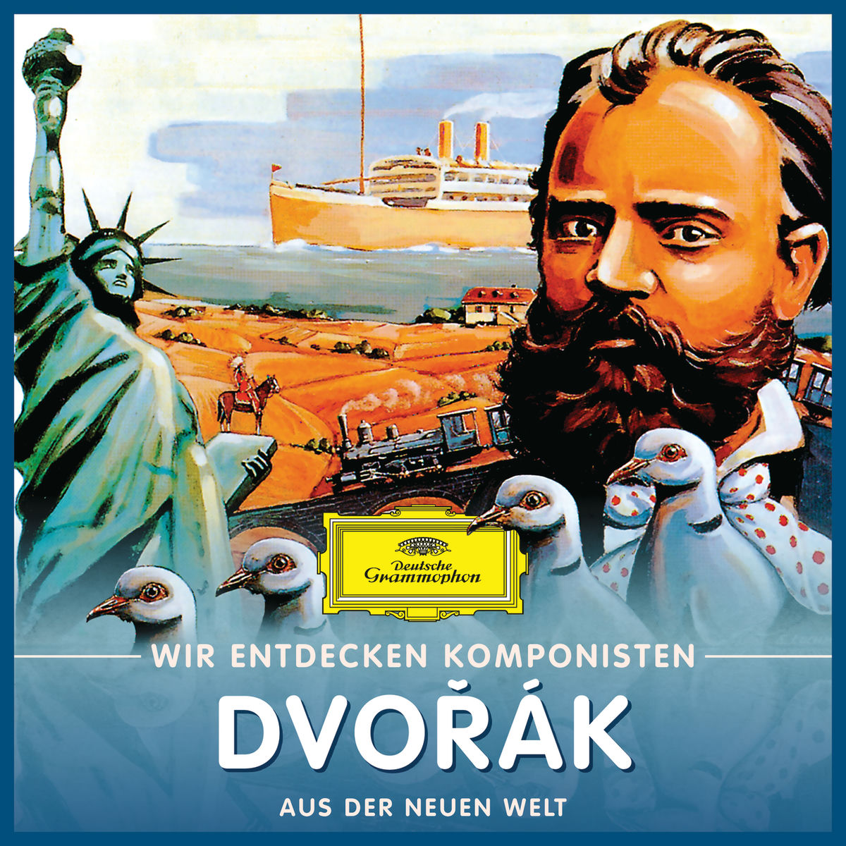 Album cover of Wir entdecken Komponisten: Antonín Dvořák – Aus der neuen Welt