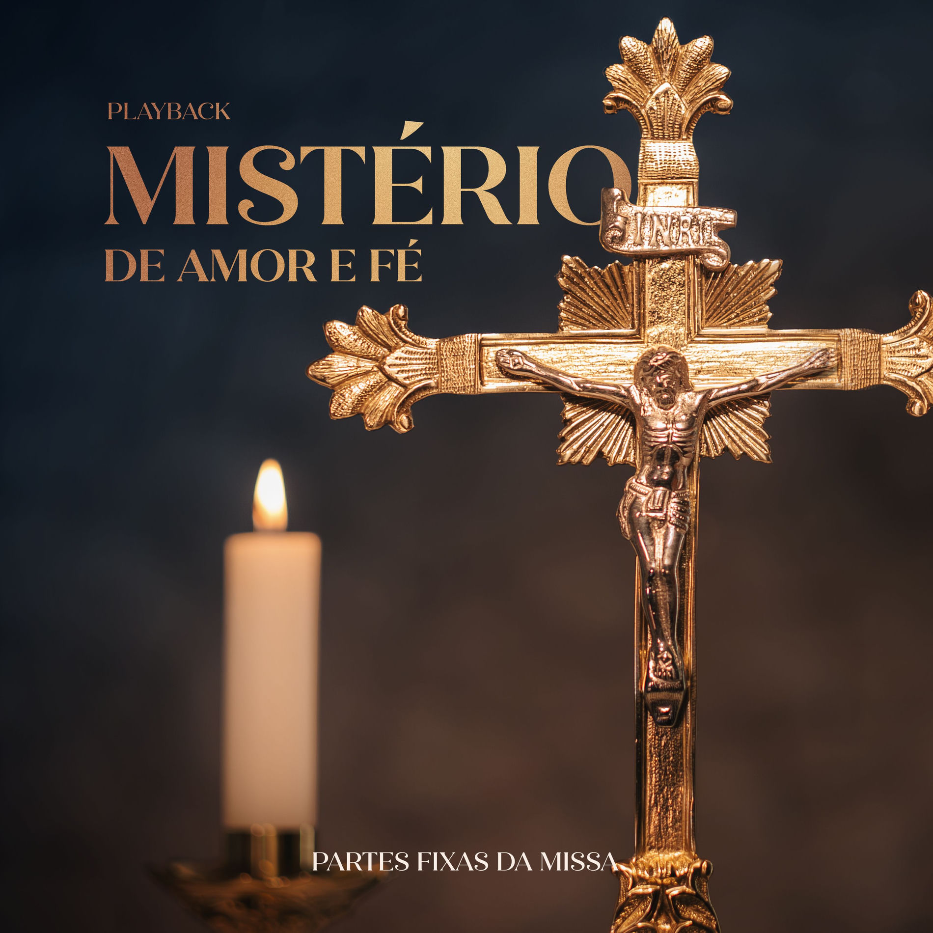 Album cover of Mistério de Amor e Fé, Vol.1 (Partes Fixas da Missa, Playback)