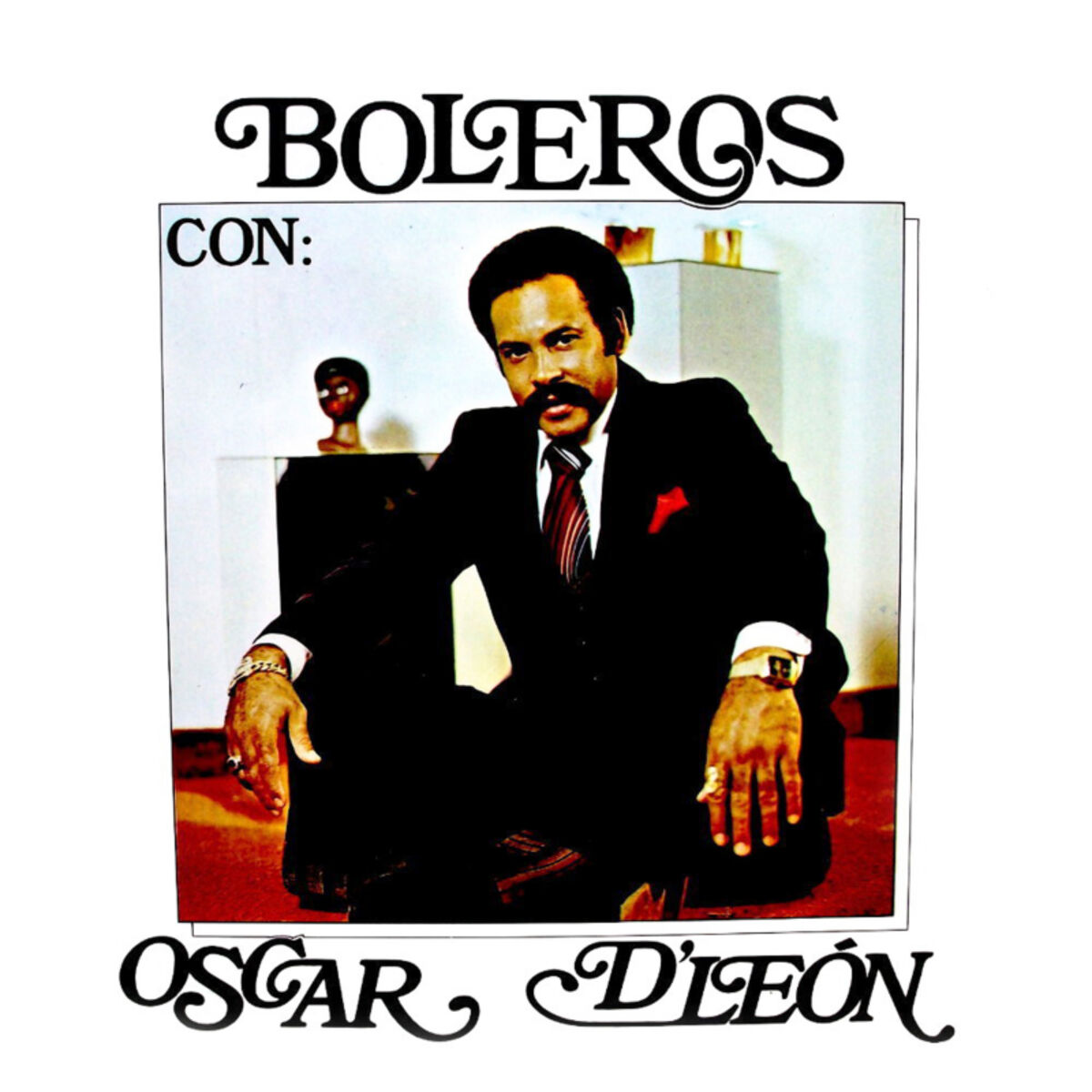 Album cover of Boleros Con: Oscar D'León