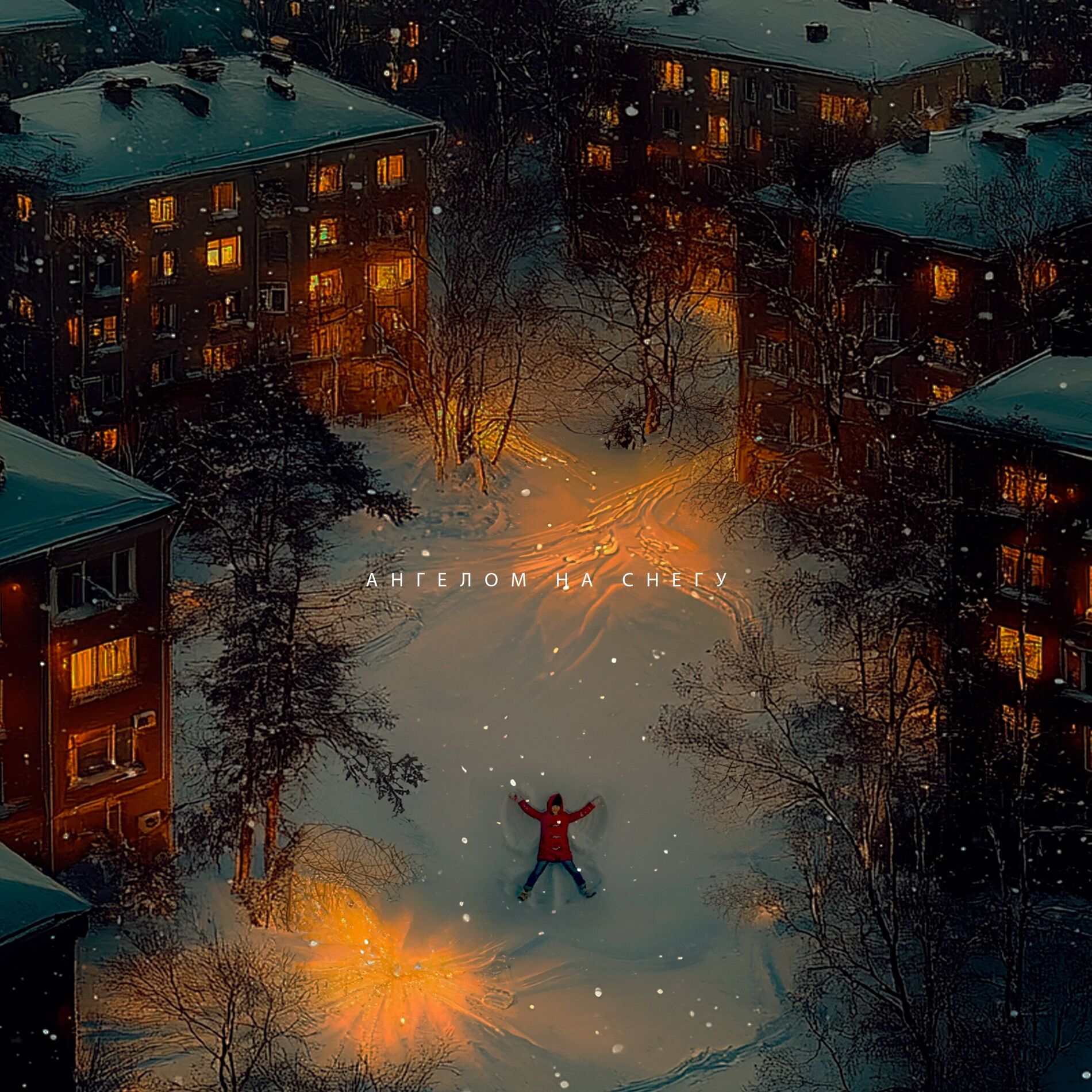 Album cover of Ангелом на снегу