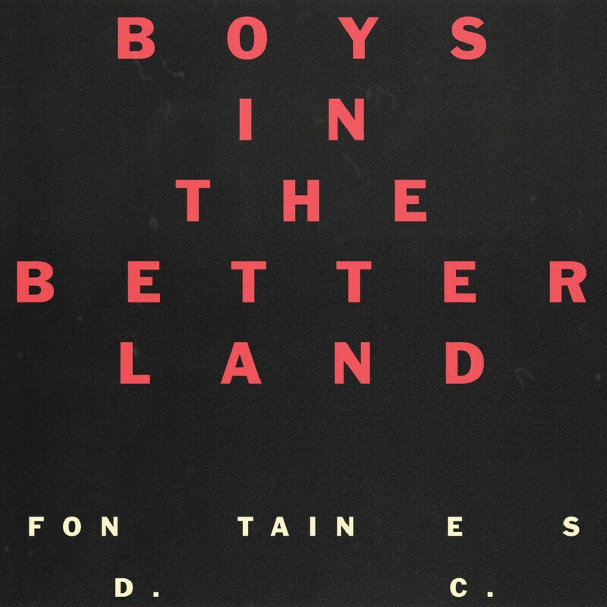 Album cover of Boys in the Better Land
