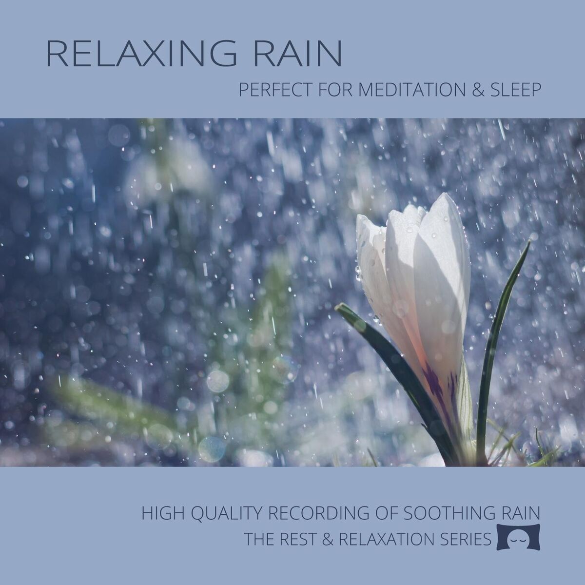 Album cover of Relaxing Rain: Perfect for Meditation & Sleep