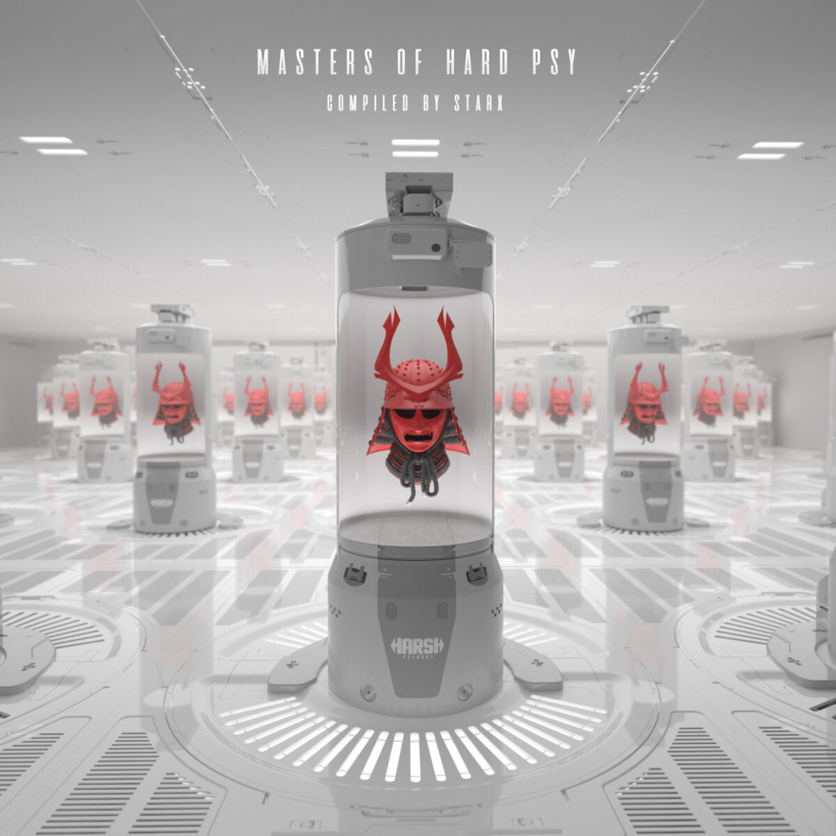 Album cover of Masters of Hard Psy Compiled by STARX