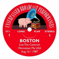 The Centrum, Massachusetts - 16th August 1987 (Live from Massachusetts)