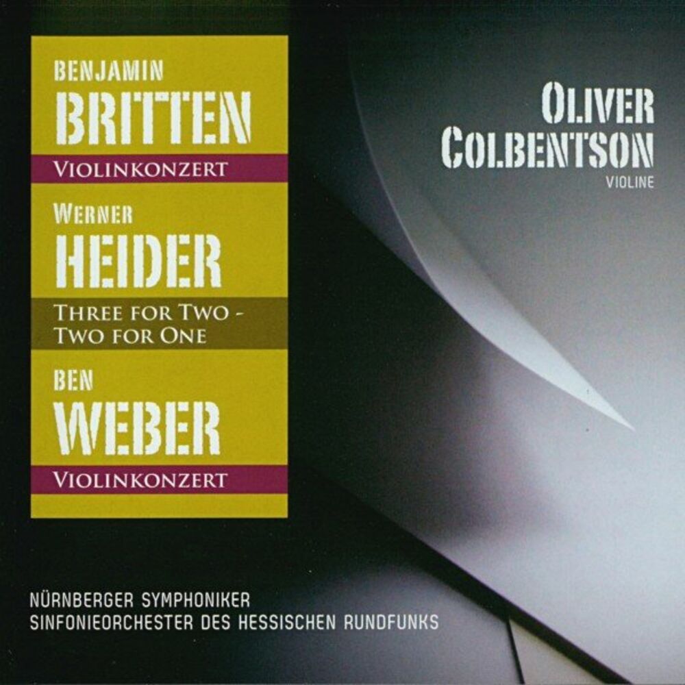 Picture of Britten - Heider - Weber (Oliver Colbentson - Violine)