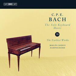 Cover of C.P.E. Bach: Solo Keyboard Music, Vol. 38