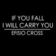 If You Fall I Will Carry You