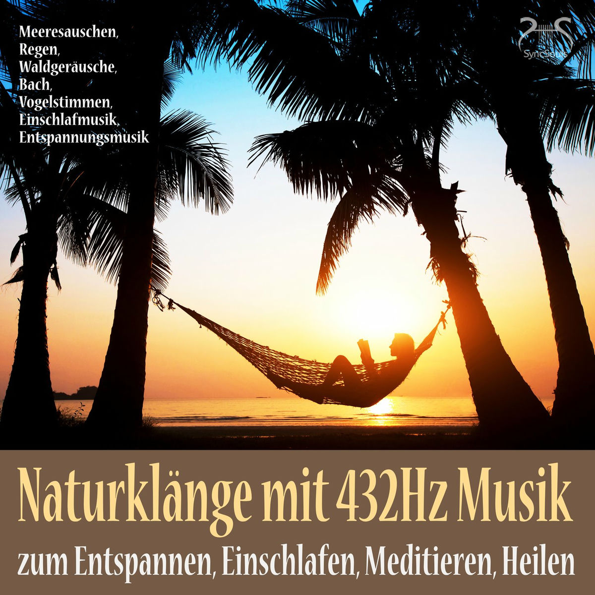 Album picture of Naturklänge mit 432Hz Musik zum Entspannen, Einschlafen, Heilen, Meeresauschen, Regen, Waldgeräusche, Bach, Entspannungsmusik